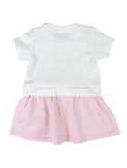Moschino Cotton Dress Moschino Cotton Dress - PINK / WHITE