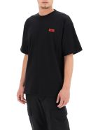 GCDS T-shirt With Rubberized Micro Logo GCDS T-shirt With Rubberized Micro Logo - Nero