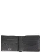 Givenchy Calf Grain Leather Bidold Wallet Givenchy Calf Grain Leather Bidold Wallet - Nero