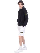 Stone Island Shorts In White Cotton Stone Island Shorts In White Cotton - white