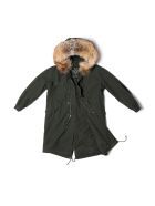 London Parka M51 For Woman With Fox Fur Mr & Mrs Italy London Parka M51 For Woman With Fox Fur - DARK LONDON GREEN / DARK GREEN / NATURAL