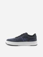 Tod's Blue Nabuk Sneaker In Suede Tod's Blue Nabuk Sneaker In Suede - Dark blue