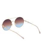 Gg0878s Sunglasses Gucci Gg0878s Sunglasses - 004 GOLD GOLD BROWN