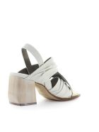 Ixos White Gold Heeled Sandal IXOS White Gold Heeled Sandal - Gesso / Oro