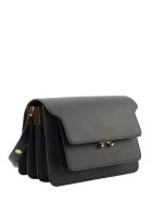 Marni Trunk Bag In Saffiano Calf Marni Trunk Bag In Saffiano Calf - Black