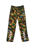 Off-White Pants With Camouflage Print Off-White Pants With Camouflage Print - Militare