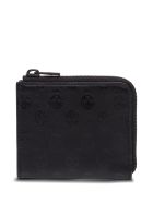 Skull Leather Wallet Alexander McQueen Skull Leather Wallet - Black