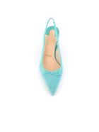 Christian Louboutin Décolleté Hall Sling Pump 55 Christian Louboutin Décolleté Hall Sling Pump 55 - Light blue