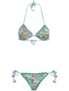 Anjuna Reversible Bikini With Floral Print Anjuna Reversible Bikini With Floral Print - Multicolor