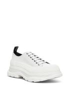 Alexander McQueen Snekaer Trade Slick In White Canvas Alexander McQueen Snekaer Trade Slick In White Canvas - White