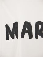 Marni Cotton Jersey T-shirt With Marni Print Marni Cotton Jersey T-shirt With Marni Print - Lily White