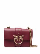 Pinko Love Mini Red Leather Icon Crossbody Bag Pinko Love Mini Red Leather Icon Crossbody Bag - Red