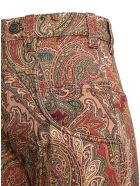 Etro Paisley Cotton Blend Trousers Etro Paisley Cotton Blend Trousers - Multicolor
