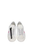 D.A.T.E. Hill Low Sneakers In White Leather D.A.T.E. Hill Low Sneakers In White Leather - white