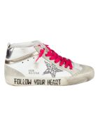 Golden Goose Mid-star Classic Sneakers Golden Goose Mid-star Classic Sneakers - White/Ice