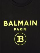 Balmain Black Cotton T-shirt Balmain Black Cotton T-shirt - Nero