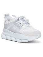 Versace Chain Reaction Panelled Sneakers Versace Chain Reaction Panelled Sneakers - White