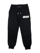 GCDS Pantalone Jogging In Cotone Con Stampa Con Logo GCDS Pantalone Jogging In Cotone Con Stampa Con Logo - Black