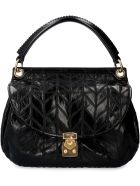 Miu Miu Leather Shoulder Bag Miu Miu Leather Shoulder Bag - black