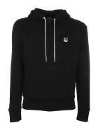 Grey Fox Head Patch Classic Hoodie Maison Kitsuné Grey Fox Head Patch Classic Hoodie - BK