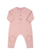 Caffe' d'Orzo Pink "delia-baby" Babygrow For Baby Girl With Patch Caffe' d'Orzo Pink "delia-baby" Babygrow For Baby Girl With Patch - Pink