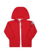Moncler Multicolor Tracksuit For Baby Boy With Iconic Patch Moncler Multicolor Tracksuit For Baby Boy With Iconic Patch - Multicolor