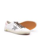 Golden Goose Superstar Sneakers With Glitter Detail Golden Goose Superstar Sneakers With Glitter Detail - Bianco-rosa
