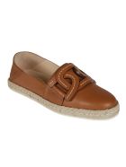 Tod's Gommino Raffia Loafers Tod's Gommino Raffia Loafers - Cuoio