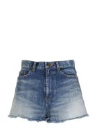Saint Laurent High Waist Denim Shorts Saint Laurent High Waist Denim Shorts