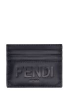 Fendi Leather Card Holder Fendi Leather Card Holder - black