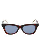 Gg0598s Sunglasses Gucci Gg0598s Sunglasses - 002 HAVANA HAVANA BLUE