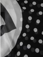 Polka Dot Logo Print Scarf Dolce & Gabbana Polka Dot Logo Print Scarf - Nero