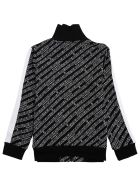 Givenchy Cotton Blend Sweatshirt With Allover Logo Givenchy Cotton Blend Sweatshirt With Allover Logo - Black