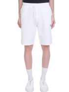 Stone Island Shorts In White Cotton Stone Island Shorts In White Cotton - white