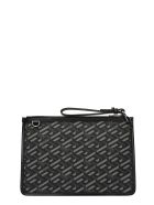 Versace Clutch In Black Polyuretan Versace Clutch In Black Polyuretan - black