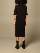 Armani Exchange Dress Armani Exchange Midi Dress With Logo Armani Collezioni Armani Exchange Dress Armani Exchange Midi Dress With Logo - Black