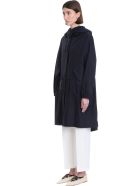 Jil Sander Coat In Blue Cotton Jil Sander Coat In Blue Cotton - BLUE