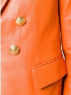 Tagliatore Orange Lamb Skin Double-breasted Blazer Tagliatore Orange Lamb Skin Double-breasted Blazer - Arancio