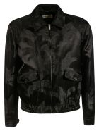 Saint Laurent Two Pocket Detail Bomber Saint Laurent Two Pocket Detail Bomber - Black