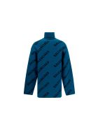 Balenciaga Turteneck Sweater Balenciaga Turteneck Sweater - Petrol blue/black