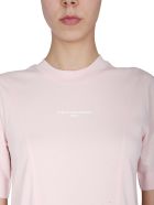 Stella McCartney T-shirt Dress With Logo Print Stella McCartney T-shirt Dress With Logo Print - PINK
