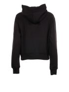 Woolrich Black Hoodie With Front Logo Woolrich Black Hoodie With Front Logo - BLACK