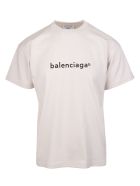 Woman Grey New Copyright T-shirt Balenciaga Woman Grey New Copyright T-shirt - Cement grey/black