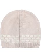 Fendi Beige Set For Babykids With Douple Ff Fendi Beige Set For Babykids With Douple Ff - Beige