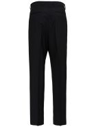 Valentino Black Mohair Wool Blend Pants Valentino Black Mohair Wool Blend Pants - Black