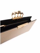 Alexander McQueen Four Ring Beige Crococdile Printed Leather Alexander McQueen Four Ring Beige Crococdile Printed Leather - Beige