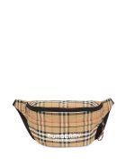 Burberry Vintage Check Nylon Backpack Burberry Vintage Check Nylon Backpack - Beige