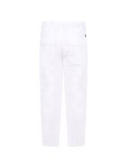 Dondup White Boy Pants With Iconic D Dondup White Boy Pants With Iconic D - White
