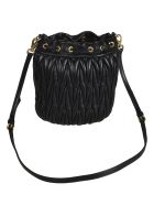 Miu Miu Matelassé Bucket Bag Miu Miu Matelassé Bucket Bag - Black