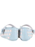 Gallucci Multicolor Ballerina Flats For Babygirl Gallucci Multicolor Ballerina Flats For Babygirl - Light Blue
